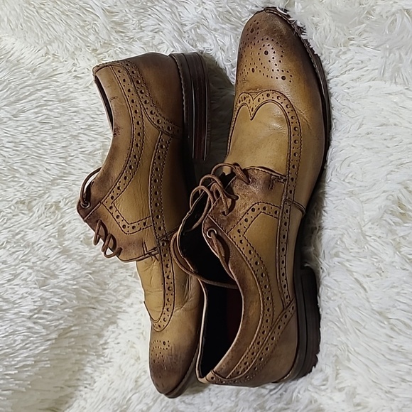 ROCKPORT Men's Two-Tone Brown Wingtip Oxfords - Size 12 - Picture 9 of 9